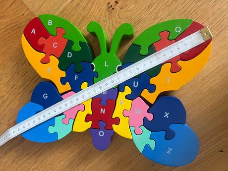 Abecedny motyl skladacka, 