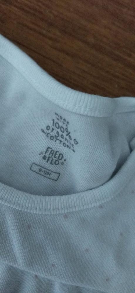 Bodkované tričko z organickej bavlny, f&f,80