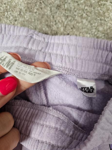 Široké tepláky, h&m,146