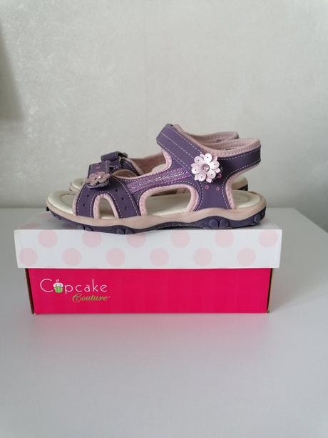 Sandalky fialove s kvietkami, cupcake,29