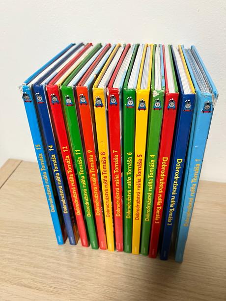 Dobrodružstvá rušňa tomáša 13ks kníh, 