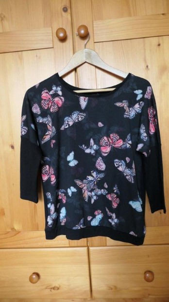 F&f nadherna vzdusna motylikova tunika/bluzka m, f&f,m