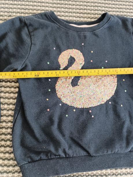 Mikina s trblietavou labuťou, kiki&koko,122