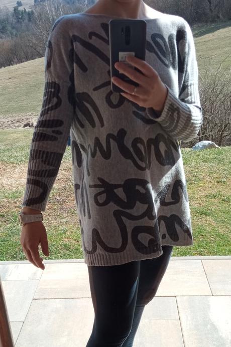 Dámsky sveter širší veľ s, m, až l, m