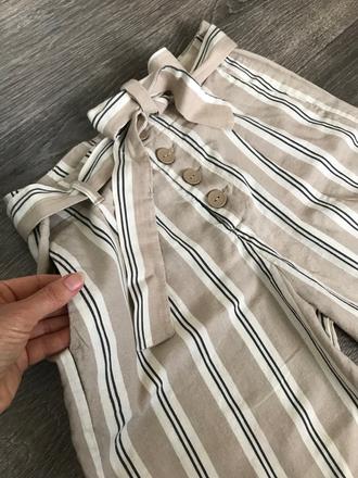 Nové široké 7/8 nohavice, takko,m