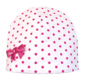 Pinkie čiapka pink bow, 110 / 116 / 122 / 128