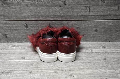 Koženne topanky s kožušinu made in italy, 37