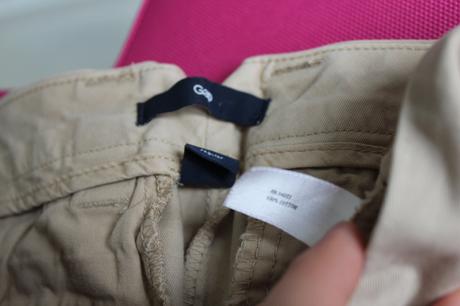 Nenosene znackove gap nohavice, bezove, gap,38