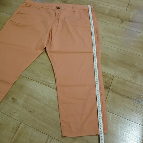 Marhuľkové bavlnené nohavice, c&a,46