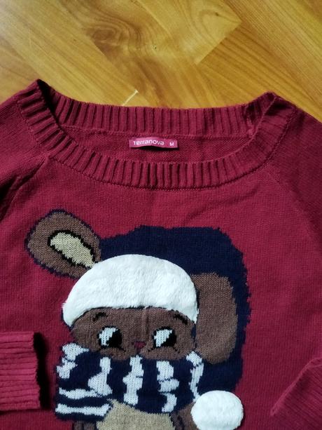 Vianočný ,zimny svetrík, terranova,m