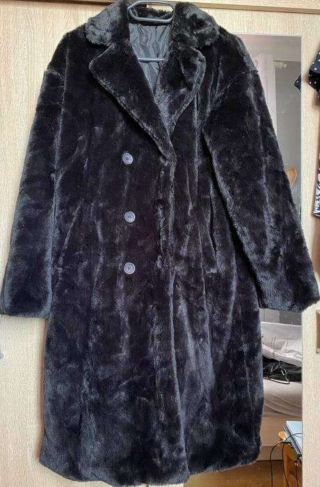 Kožuch z umelej kožušiny, m