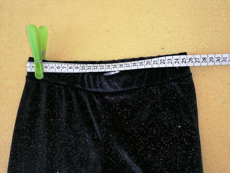 Legíny semišové s trblietkami, pepco,128