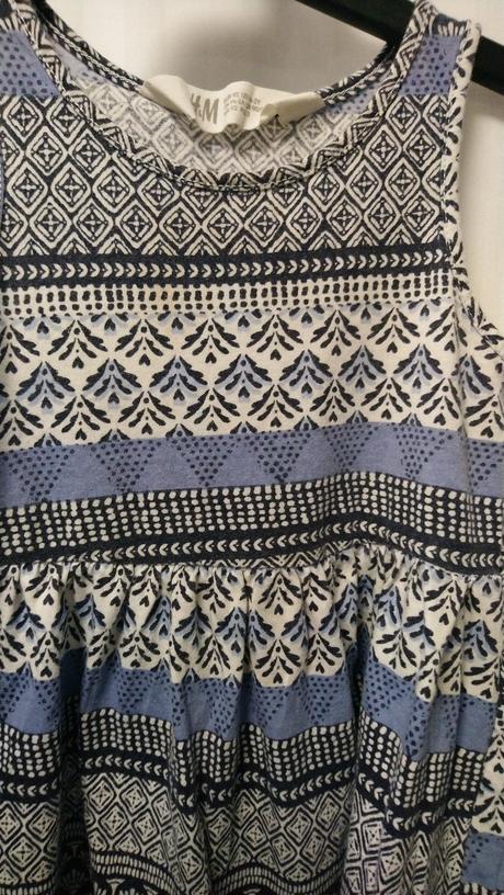 2 ks dievčenské šaty so vzorom, h&m, 92-98 cm, h&m,92