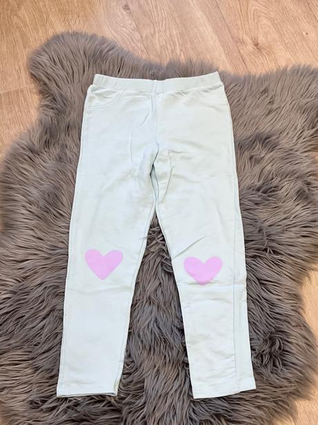 Dievčenské legíny so srdiečkami (128), sinsay,128