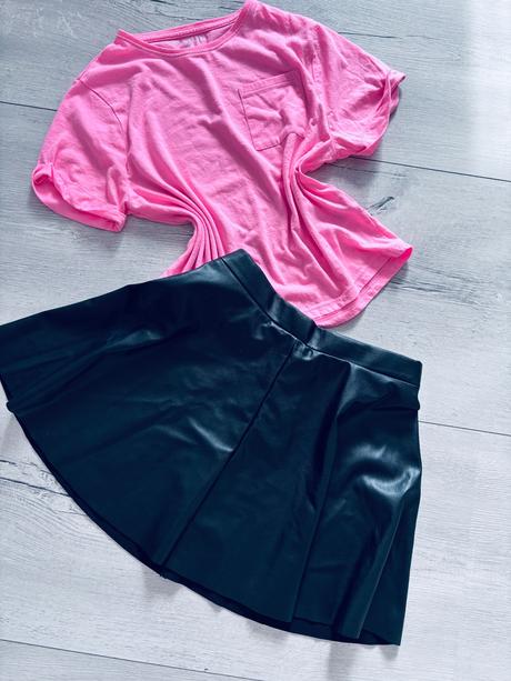 Štýlová kozenkova sukňa, h&m,134