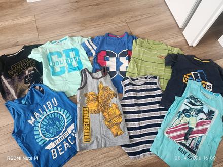 Mix tričiek 122/140, 122