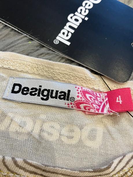 Dievčenské tričko dlhý rukáv desigual (104), desigual,104