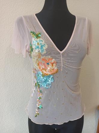 Priesvitné tričko, river island,m