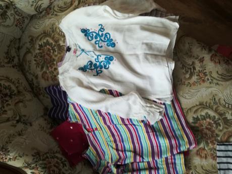 Balík dlhých tričiek veľ. 110 8 ks, palomino,110
