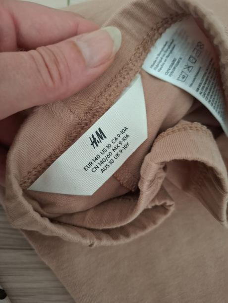 3x krátke legíny (3/4), vel. 140, h&m,140