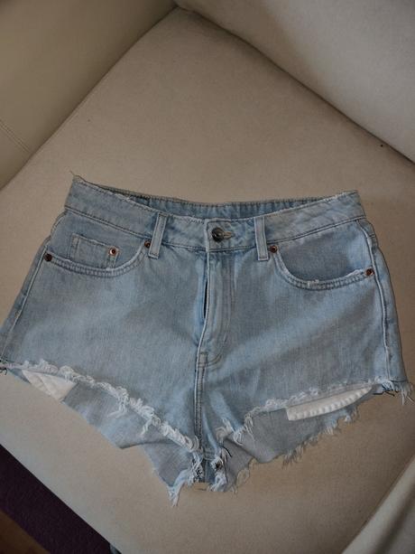 H&m riflové kraťasy, h&m,38