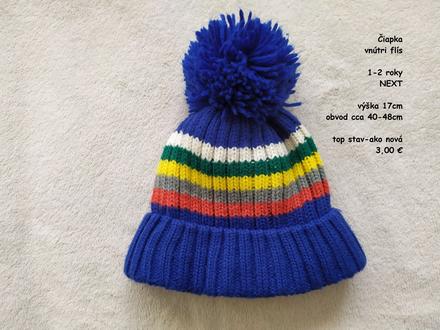 Čiapka next 1-2 roky, next,92