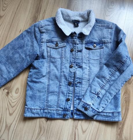 Rifľová prechodná bunda veľ.10-12 r, h&m,152
