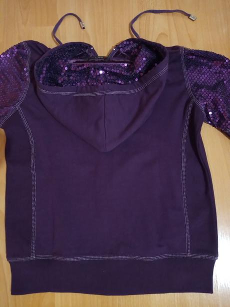 Mikina s flitrami, s