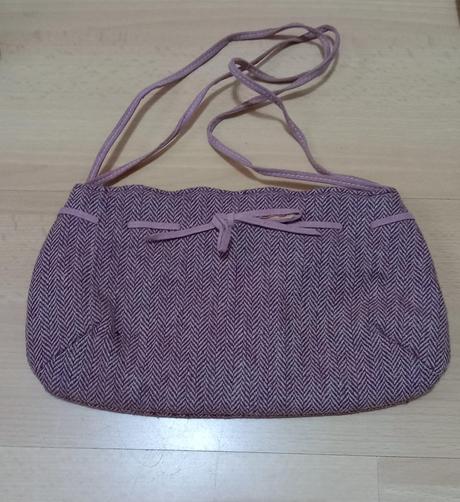 Staroružová látková kabelka, george