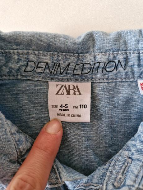 Rifľová košeľa, zara,110