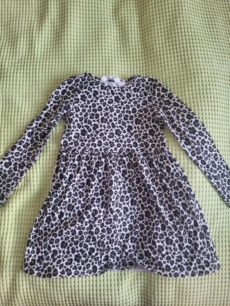 Tigrované šaty, h&m,122