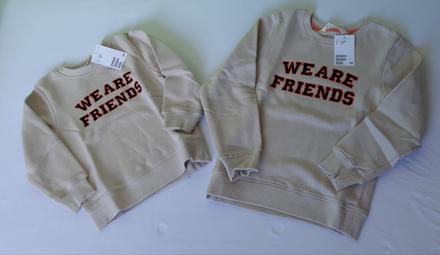Mikinky pre surodencov h&m 98/104 a 122/128, h&m,98