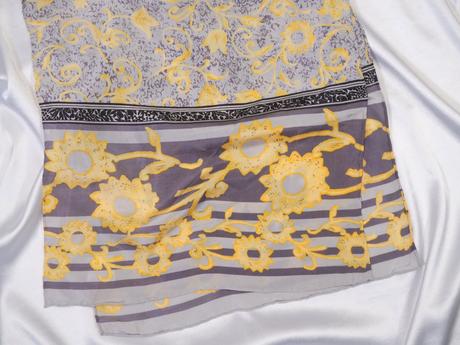 Luxusná hodvábna šatka, s