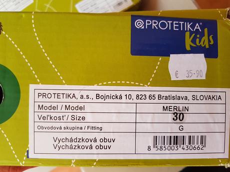 Prechodne, zateplene topanky protetika merlin, 30, protetika,30