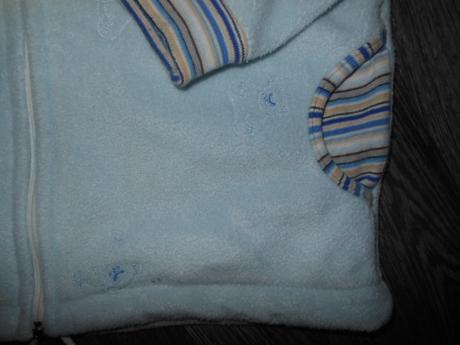 Flísová bunda+čiapka, gaji,104