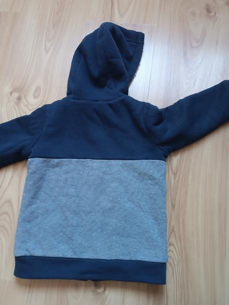 Zateplená mikina na zips s kapucňou, dopodopo,92