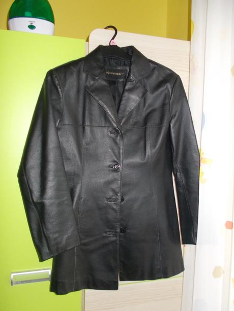Kožený kabát "different", 38