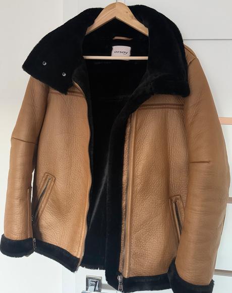 Kožušiková biker bunda orsay veľ. s, orsay,s