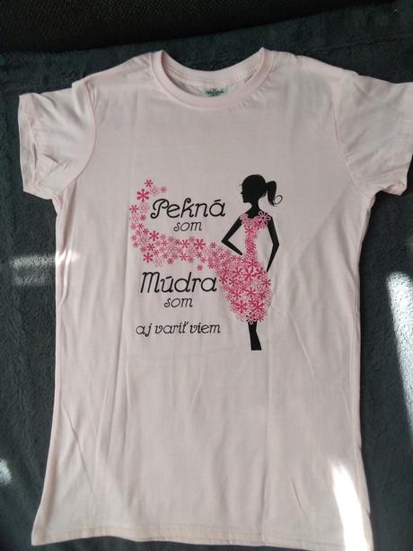 Tričko s nápisom, m