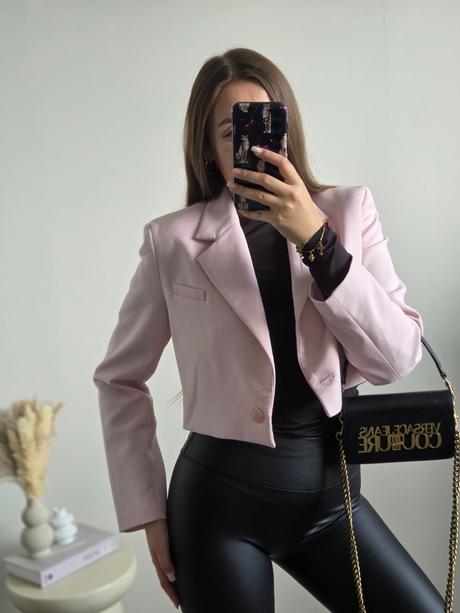 Babypink crop sako m, reserved,m