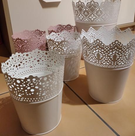 6 x kvetináče skurar - ikea, 