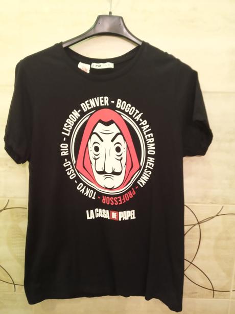 Tričko money heist, new yorker,xl