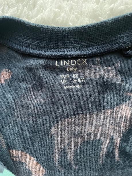Tmavomodre pyzamo lesne zvieratka lindex, lindex,62