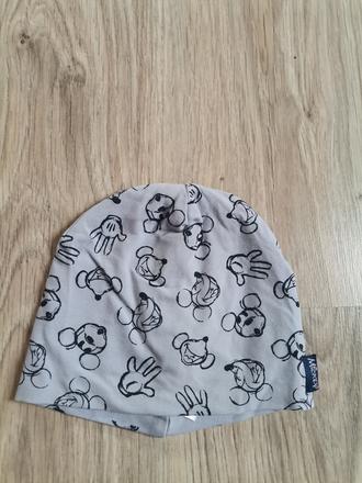 Bledomodrá čiapka mickey, h&m,62