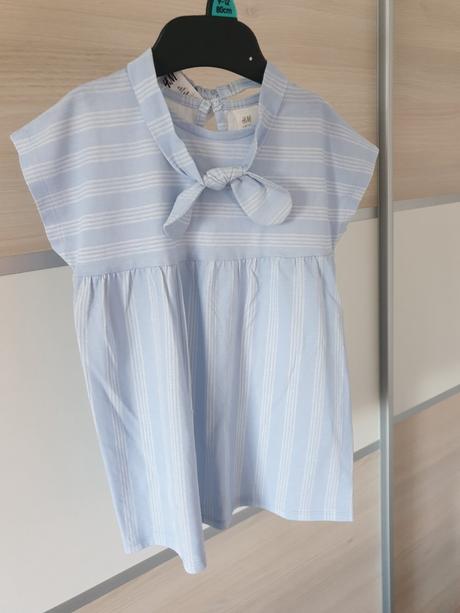 Letné šaty+čelenka, h&m,80