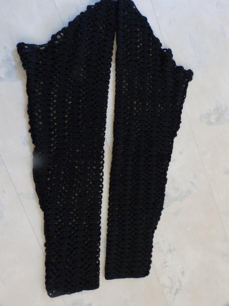 Háčkované krajkové rukávy do šiat,