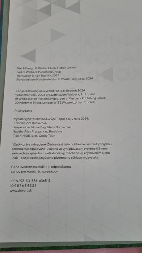 Kniha futbalovych rekordov,