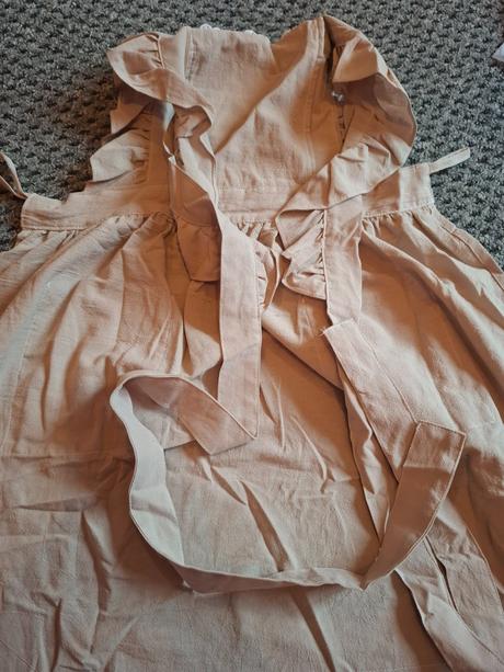 Vintage vyšívané zástery s kvetinovou textúrou, 