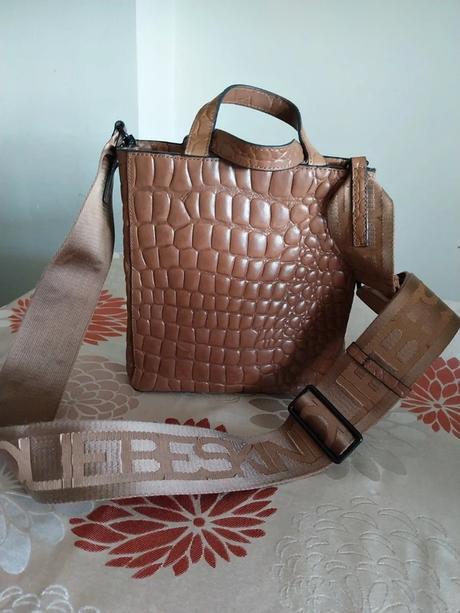 Liebeskind berlin croco paper bag tote, liebeskind