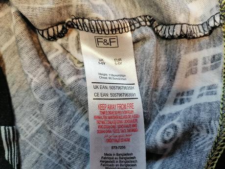 6x tričko 110/116, 110